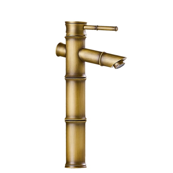 Antique style Bathroom Faucet Brass Basin Faucets Hot Cold Water Garden WC Taps