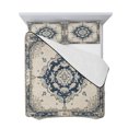 thumbnail image 7 of Navy Blue Boho Queen Size Down Alternative Comforter, Lightweight Comforter Quilt Bedding Set with Pillow Shams Retro Southwestern Ethnic Geometric All Seasons Bed Comforter Duvet Insert 90"x96", 7 of 7