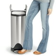 thumbnail image 5 of simplehuman Butterfly Step Trash Can Fingerprint-Proof Stainless Steel 12 Gallon (CW1897), 5 of 5