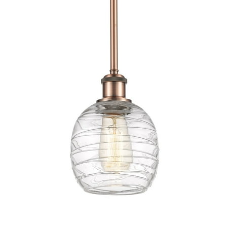 

Innovations Lighting 516-1S-9-6 Belfast Pendant Belfast 6 Wide Mini Pendant - Deco Swirl