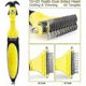 thumbnail image 3 of Dog Brush Cat Brush, Professional Dog Detangling Comb and Long Hair Dog Brush, Grooming Rake for Dogs and Cats Effectively Reduces Hair Loss, 3 of 5