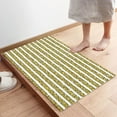 thumbnail image 4 of Front Door Mat 18"x30" Welcome Mats Microfiber Floor Mat Rubber Backing Non Slip Shoes Scraper Washable Indoor Outdoor Doormat for Entryway (Artistic Golden Glitter Horizontal Stripes), 4 of 6