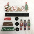thumbnail image 2 of Christmas Tree Decor Children‘s Gifts Desktop Decoration Creative DIY Wooden Nutcracker Soldier Puppet Set, 2 of 8