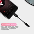 thumbnail image 4 of Audio Converter Cable High Fidelity Stable Transmission DAC Chip Type-C to 3.5mm Sensitive Audio AUX Adapter for Smart Phone, 4 of 8