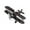 Silver, variant on weibbin Iron Airplane Ornaments Retro Vintage Airplane Models Metal Military Style Toys Simulated Fighter Aircraft Decorations