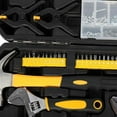 thumbnail image 6 of 198 Piece Tool Set General Household Hand Tool Kit with Plastic Toolbox Storage Case Yellow, 6 of 7