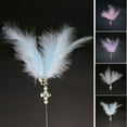 thumbnail image 4 of Cat Teaser Wand Fake Feather Cat Play Toy Kitten Toy Playing Stick for Kitten, 4 of 8
