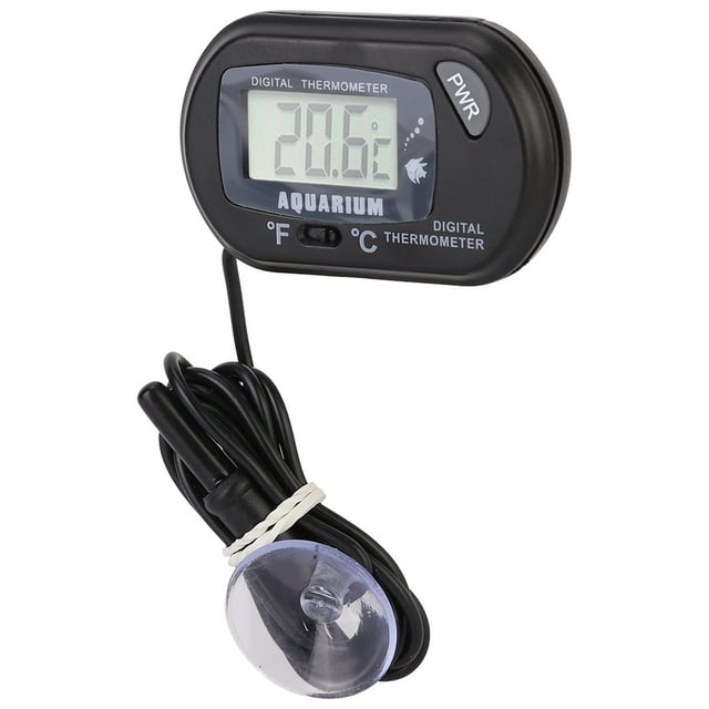 Fashionable Fish Tank Water Thermometer, Aquarium Temperature Thermometer, Practical Exquisite for Aquarium Deep Waterproof Fish Tank