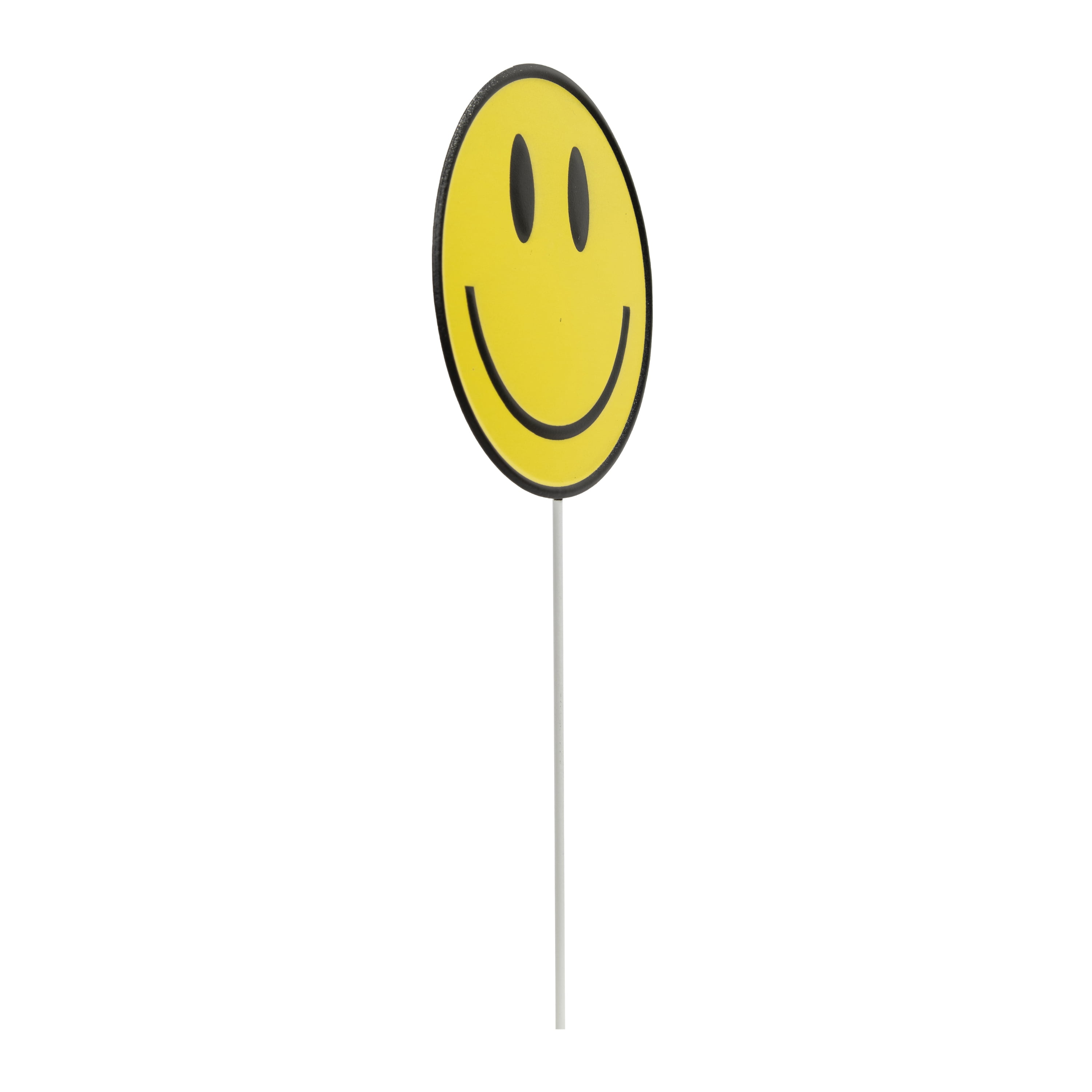 Mainstays Weather-Resistant Metal Smiley Face Garden Stake