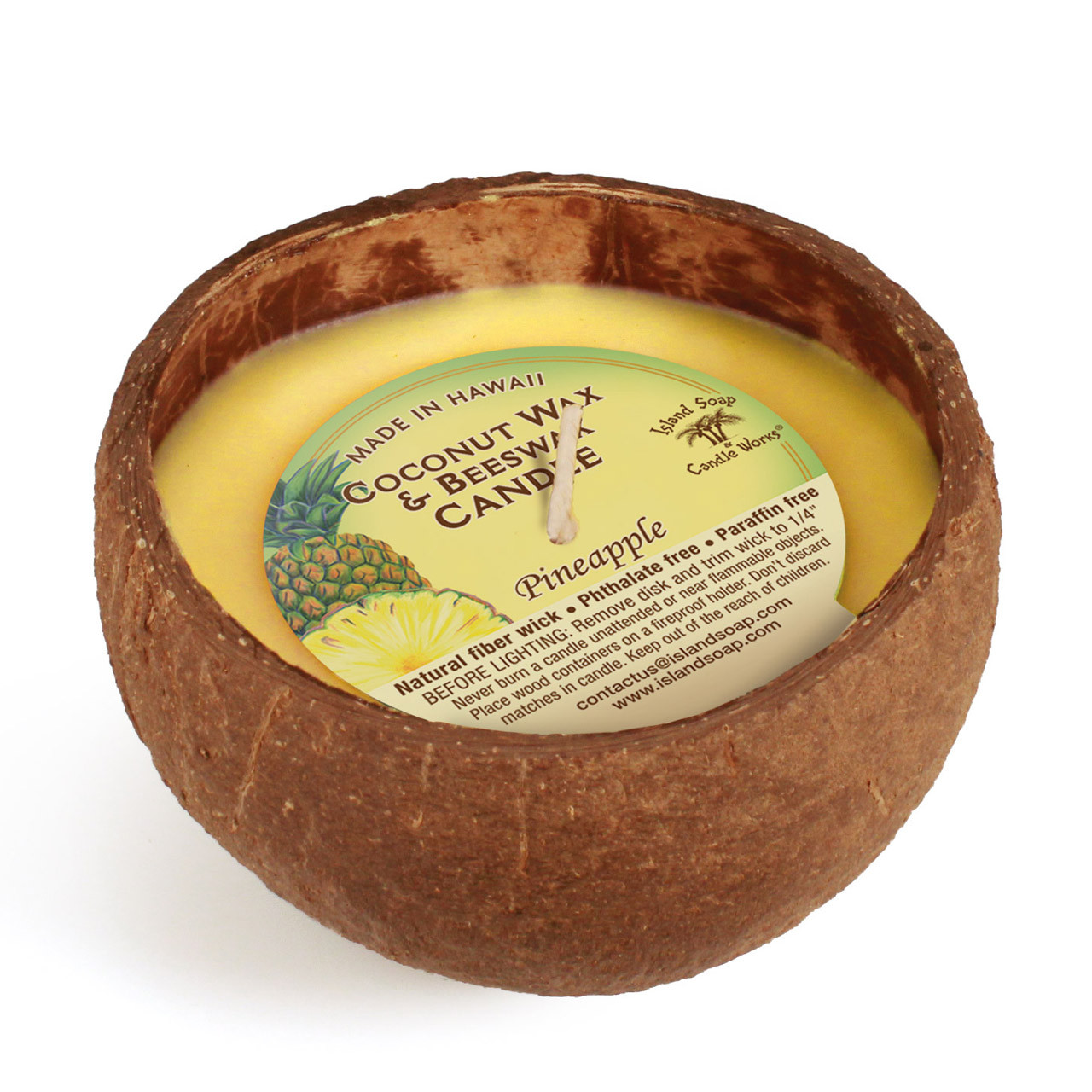 Mango Coconut Guava Large Coconut Bowl Candle