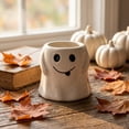 thumbnail image 4 of DefiDgd Cute Ghost Shaped Ceramic Succulent Planter Pot,Small Plant Flower Container for Halloween Indoor Tabletop Bedroom Living Room Balcony Farmhouse Home Decor(A), 4 of 7