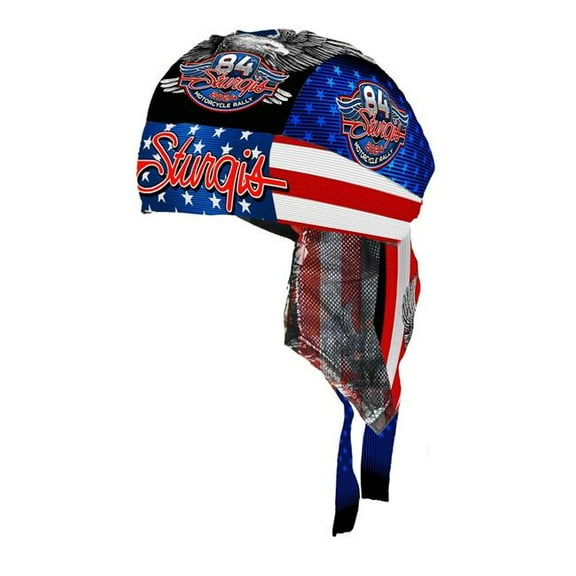 Hot Leathers SPA2445 ST24 Rally Logo Headwrap - One Size Fits Most