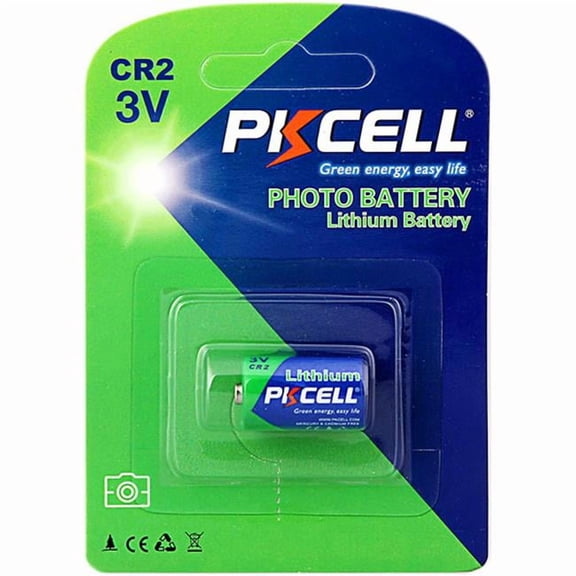 PK Cell CR2-1B 3.0V Lithium Photo Battery