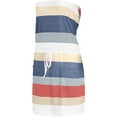 thumbnail image 4 of Henpk Summer Dresses for Women Striped T Shirt Dress Casual Midi Dress Short Sleeve Sundress with Pockets Casual Sleeveless Bandage Stripe Printing Loose Vest Sling Dress Blue L, 4 of 8