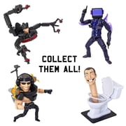 Skibidi Toilet Detainer Astro Toilet Deluxe Figure, Collectible Figures, Officially Licensed Skibidi Toilet Merch