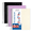 Black+ Purple+Beige, variant on ONAVIA 5 Subject Notebook, College Ruled Spiral Notebook with 5 Divider Pockets, 3 Pack, 9" x 11", Poly Cover Multiple Subject Notebooks for Study ,Work, 200 Sheets, Assorted Colors