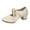 Beige, variant on Dress Shoes for Women Ladies Pointed Toe Mid Heels Latin Dance Dancing Shoes Dressy Pump Shoes