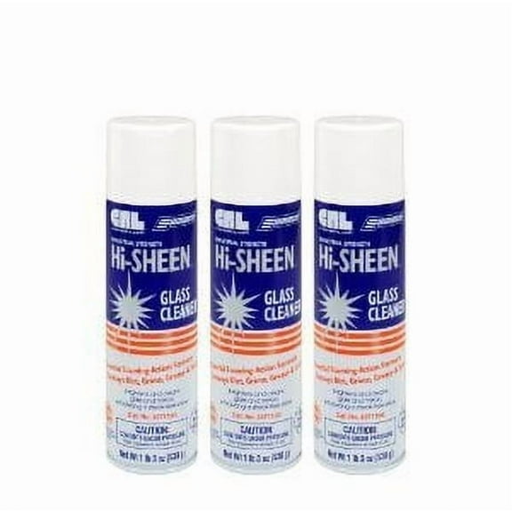 Somaca Hi Sheen Glass Cleaner - Pack of 3 Cans