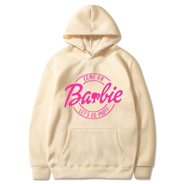 Barbie Let S Go Printed Pattern Ebay Plus Fleece Sweatshirt Hoodie