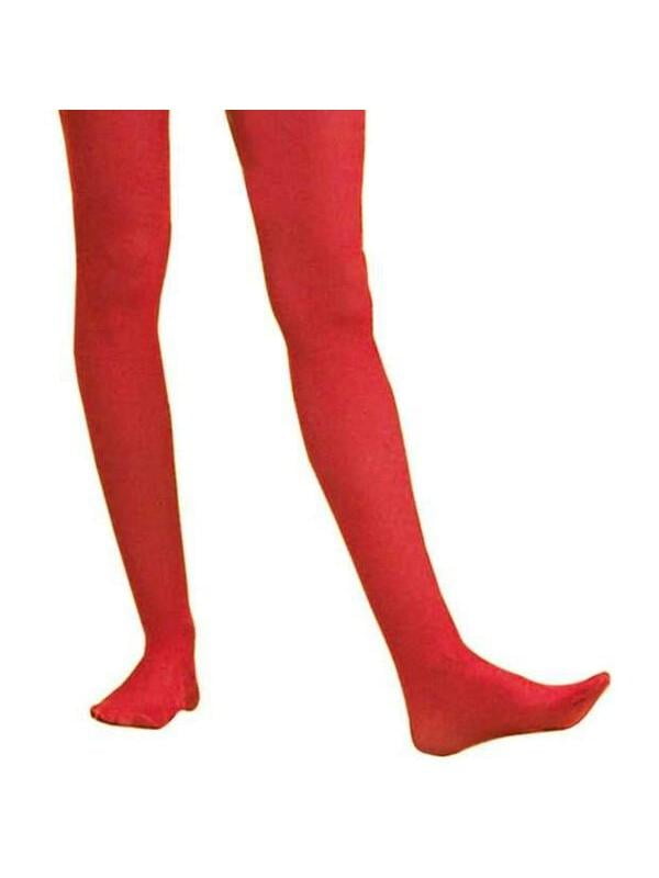 Adult Solid Red Nylon Tights - Walmart.com