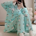 thumbnail image 2 of Kawaii Women Pajamas Suit Chiikawa Cartoon Usagi Cotton Autumn Casual Homewear Anime Cute Long-Sleeved Pants Nightclothes, 2 of 10