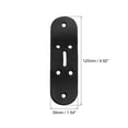 thumbnail image 2 of Leather Belt Pin Buckle with Rivets, 38.5mm Belt Head Connection Loop for DIY (Black), 2 of 6
