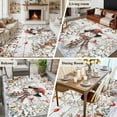 thumbnail image 5 of 5'x7' Area Rugs for Living Room Bedroom, Christmas Snowman Washable Rug Carpet Runner Indoor Outdoor, Xmas Tree Snowflake Eucalyptus Wooden Non Slip Floor Mats Area Rug for Kitchen, Nursery, 5 of 8