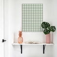 thumbnail image 4 of Canvas Wall Art Sage Green Canvas Art Print Buffalo Plaid Pictures Wall Decor for Living Room Bedroom Artwork Decorations Stretched Framed Ready to Hang 20"x30", 4 of 9