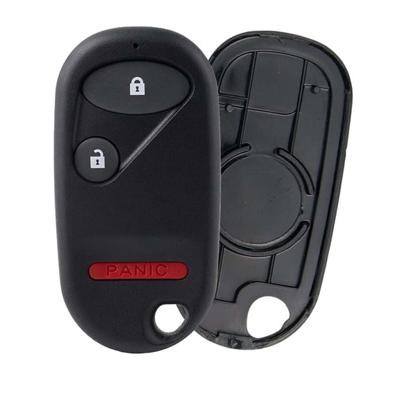 AKS KEYS Replacement for Honda Key Shell 3 Buttons Fits for FCC ID OUCG8D-344H-A Compatible with 2002 - 2005 Civic and 2003 - 2011 Element. Shell only, Electronic Board not Included (1)