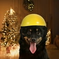 thumbnail image 7 of Dog Hat Pet Helmet Cap Doggie Safety Spoof Helmets Puppy Funny Helmet Decorative Grooming Set Cool Hardhat Ridding Small, 7 of 7