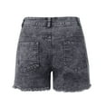 thumbnail image 4 of Bovemsi Short Jeans For Women New Summer Denim Female Pockets Wash Shorts High Waisted Stretchy Denim Shorts S, 4 of 4