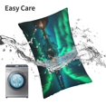 thumbnail image 5 of Kdxio Cotton Pillow Cases 20"x30" Pillowcases,Soft and Breathable Bedroom Pillow Cases-Northern Lights-No Pillow Core, 5 of 5