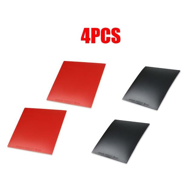Lefu 4 Pcs Caoutchouc de Tennis de Table à Encastrer dans le Corbor du Réacteur avec Éponge Ping Pong