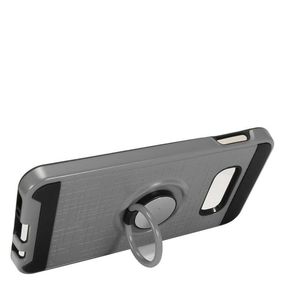 GSA Brushed Hybrid Case Ring Stand for Samsung Galaxy S10e (5.8") Gray