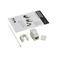 thumbnail image 4 of Eaton Tripp Lite Series Cat6a Keystone Jack 4PPoE Compliant 110/Krone 568A/B RJ45 Ethernet White TAA, 4 of 7