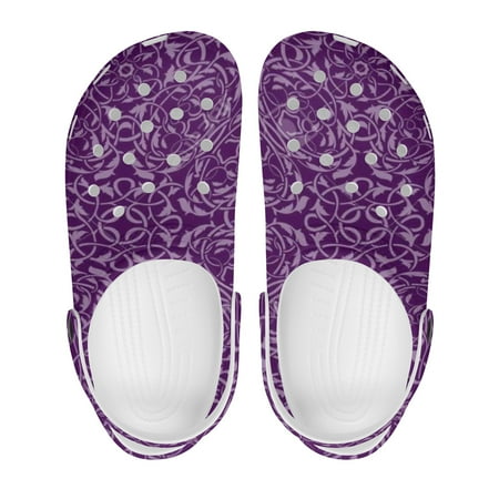 

UltraMega Collection Purple Flora Crocs are Incredibly Lightweight Water-Friendly and Buoyant for Unisex.