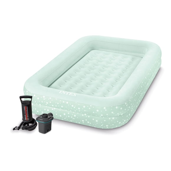 Colchón inflable Intex Kids Travel con bomba eléctrica