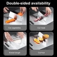 thumbnail image 3 of Sunjoy Tech Stainless Steel Cutting Board,Non-Slip Dual-Sided Chopping Board for Fruit Vegetable Pastry,Easy to Clean,Multiple Sizes Cutting Mats for Kitchen, 3 of 9
