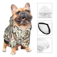 thumbnail image 3 of Fotbe Mushroom Garnish Sudadera con Estampado para Perros Pequeños – Suéter con Capucha para Mascotas, Tela Suave de Forro Polar con Bolsillo-Small, 3 of 7
