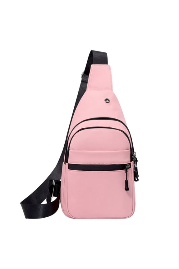 Crossbody Bags, Multipurpose Cross body Shoulder Bag, Hiking Chest Travel with Water Bottle Pocket Portable Hiking Daypacks For Women Black