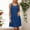 Blue, variant on Summer Dress For Women Sleeveless Tank Dress With Pockets Casual Short A Line Dress Crewneck Sleeveless Dresses for Summer Dresses for Women Casual Summer with Sleeves Summer Midi Dress for Women Cute