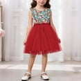 thumbnail image 2 of Robes d'Été pour Filles, Robe Sans Manches avec Col Rond, Tenue de Fête Princesse Décontractée, Vêtements d'Extérieur pour Bébé Fille, Vêtements Légers pour Enfants pour Usage Quotidien et Séance Photo, 2 of 5