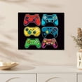 thumbnail image 3 of ONETECH  Video Game Decor Colorful Gaming Themed Pictures Boys Room Wall Art Posters Gamepad Shape Gamer Gift for Bedroom Decoration, 3 of 4