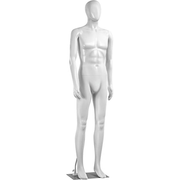 Adjustable Male Mannequin Full Body - 73" Detachable Male Dress Form Full Body Mannequin Poseable Life Size Mannequin Torso - Great for Retail Shops and Clothing Shops - SereneLife SLMAQML8