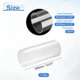 thumbnail image 2 of Uxcell Clear Rigid Acrylic Pipe, 115mm(4.53") ID x 120mm(4.72") OD 12" Round Polycarbonate Tube Plastic Tubing for Plumbing, Lighting, Aquarium, DIY Projects, 2 of 7