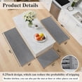 thumbnail image 4 of Enyhom Geometric High-low Cut Kitchen Rugs Sets of 3, Washable Nonslip Kitchen Mats for Floor, 20"x32"+20"x48"+20"x59", Gray, 4 of 6