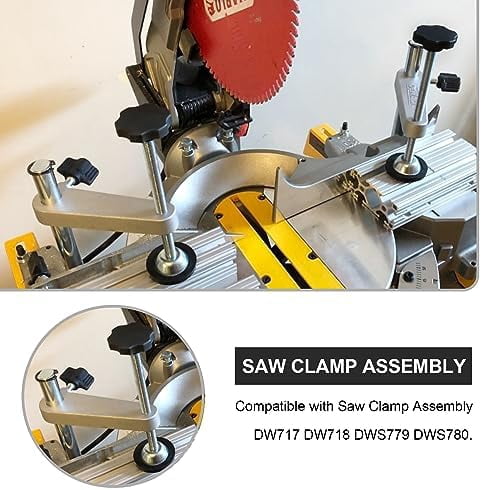 630065-00 Miter Saw Accessories for Dewalt Miter Saw Clamp Assembly Compatible with DW717 DW718 DWS779 DWS780 (2 Pack)$$Tools & Hardware Other