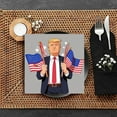 thumbnail image 3 of 2024Trump Paper Plates set Thanksgiving Party Plates And Napkins Party Supplies President Party Decorations Favors 7 inch plate, 3 of 6