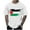 White, variant on Men's Crew Neck T-Shirts Fast-Dry Printed Polyester, 3D Cut Round Neck Athletic Top for Gym, Running, Cycling & Casual