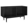 thumbnail image 1 of Bowery Hill Armoire Console de Rangement en Bois de Style Mi-Siècle de 40 Pouces en Noir, 1 of 12